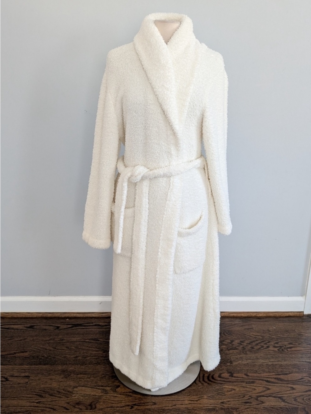 Barefoot Dreams Cozy Cream Shawl-Collar Robe